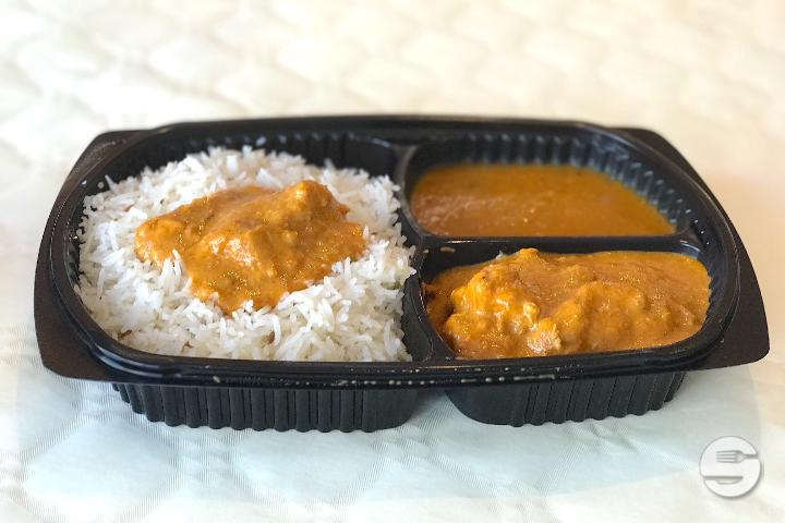 M3 Chicken Curry, lentils, rice - Delhi House