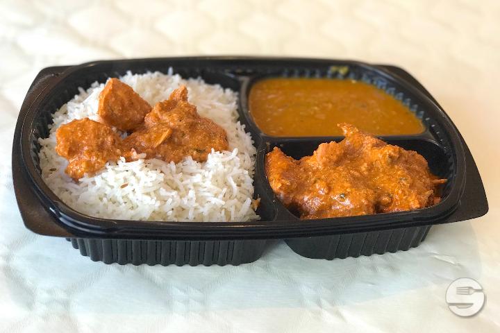 M5 Butter chicken, lentils and rice - Delhi House