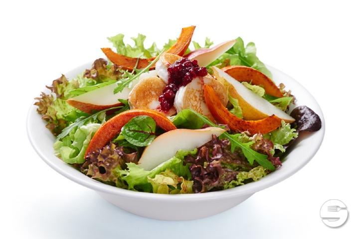 Pumpkin and goat cheese salad - Dean & David