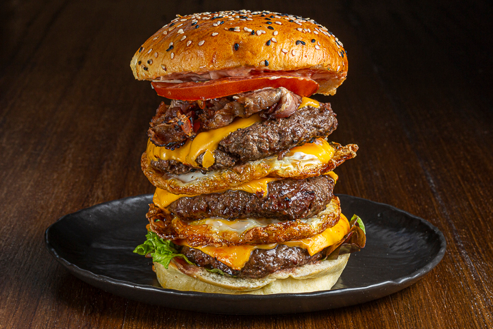 X-tra protein burger - Blaqk Burger