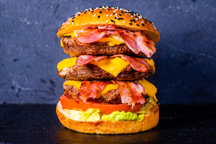 Triple Burger - Blaqk Burger