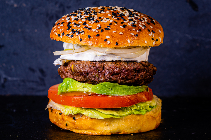 Goat cheese Burger - Blaqk Burger