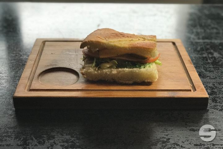 Goat focaccia - Blaqk Burger