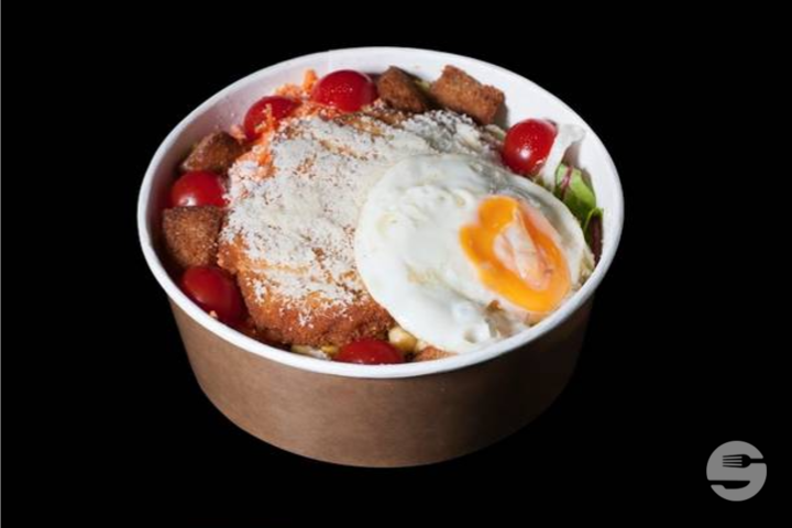 Crispy Chicken Salad - Blaqk Burger