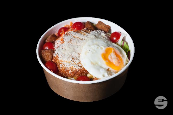 Crispy chicken salad - Blaqk Burger