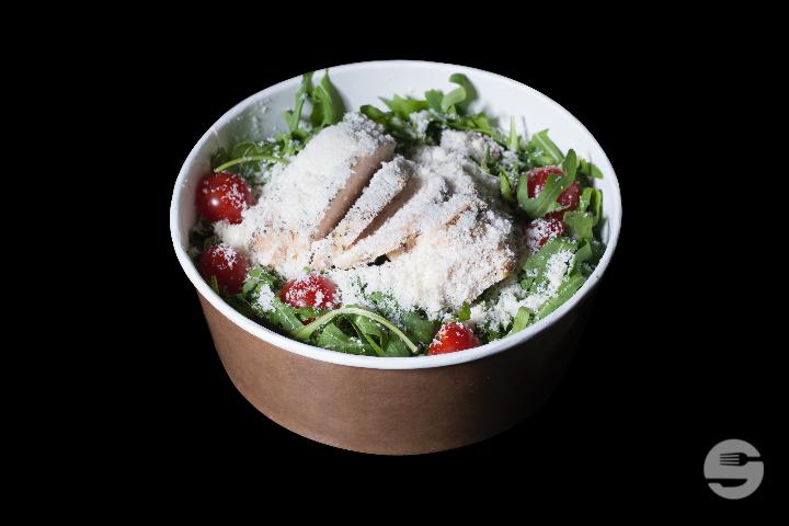 Grilled chicken with herbs salad - Blaqk Burger