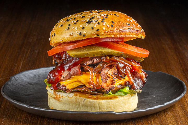 Quadruple Blaqk Burger - Blaqk Burger