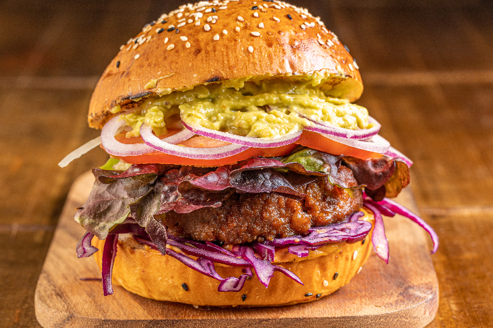 Vegan Classic Burger - Blaqk Burger