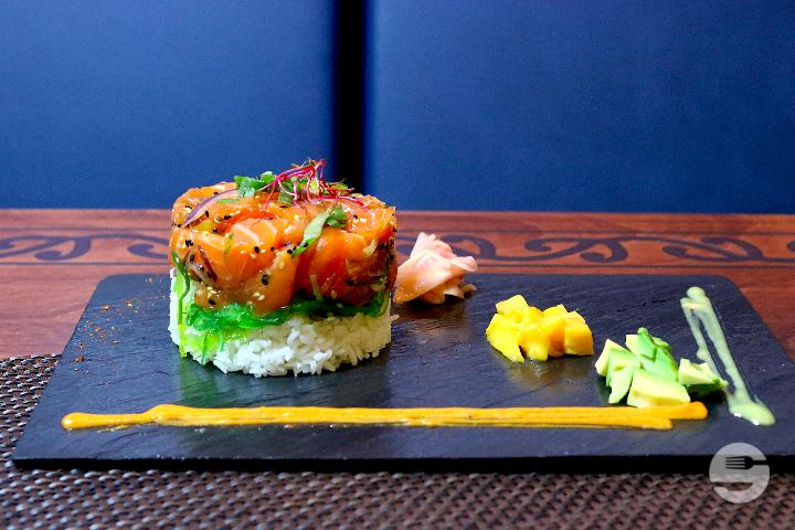 salmon poke - Maori