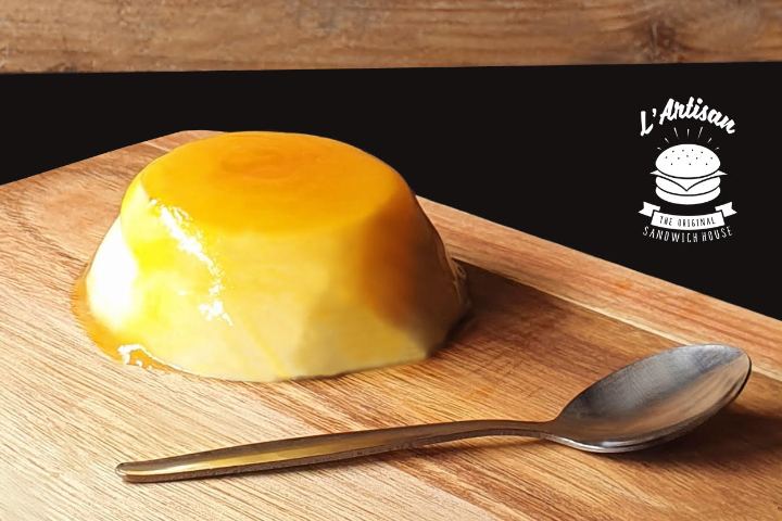 Panna cotta, saveur mangue - L'Artisan Sandwich