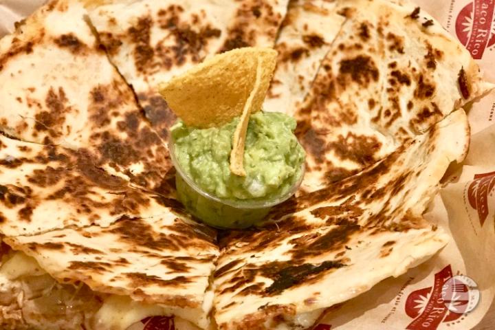 Quesadillas Menu - Taco Rico (Cornavin)