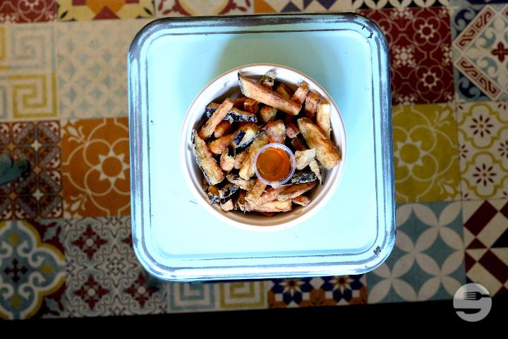 Racion de Fingers de berenjena con miel 250g - Tapas and Friends