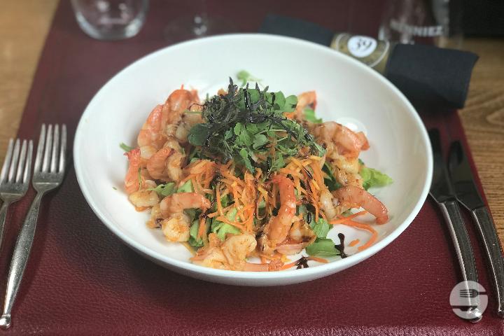 Salade de crevettes - Brasserie Le Boulevard 39