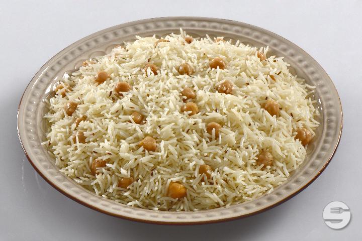 Riz Blanc aux Pois Chiches - Shahi