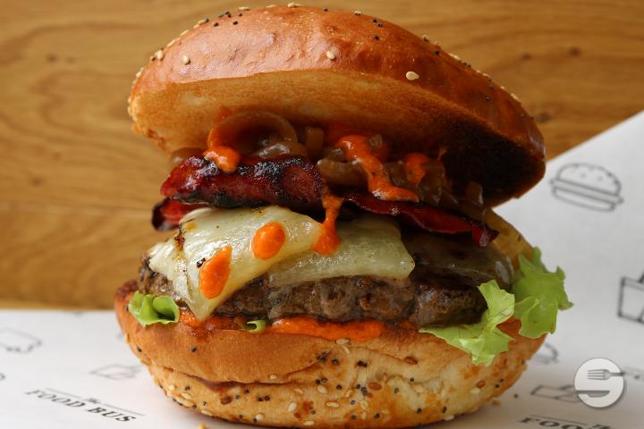 Chorizo Burger - The Food Bus (Tivoli)