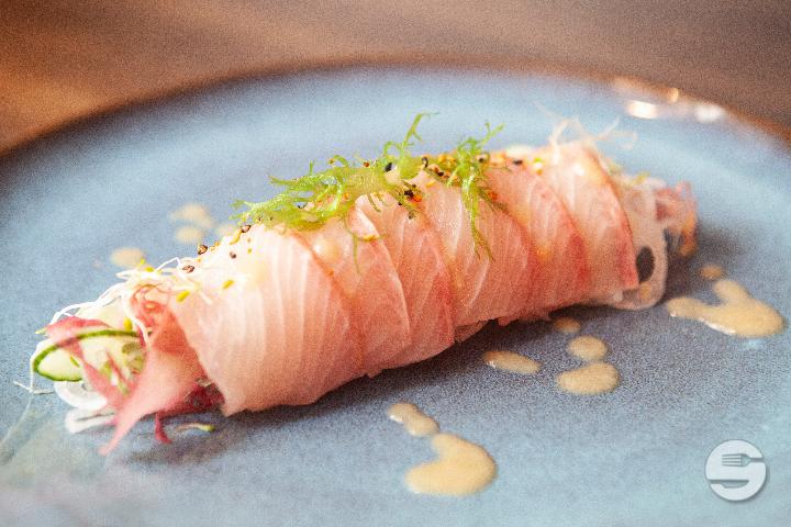 Kingfish Carpaccio (starter) - Barfüsser Sushi Bar