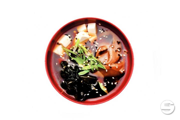 Spicy Fish Soup (with udon noodles) - Barfüsser Sushi Bar