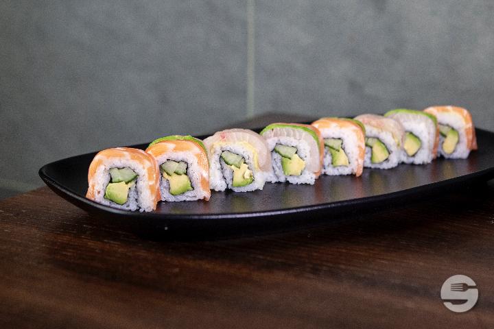 Rainbow Roll II 8 Pcs. - Barfüsser Sushi Bar