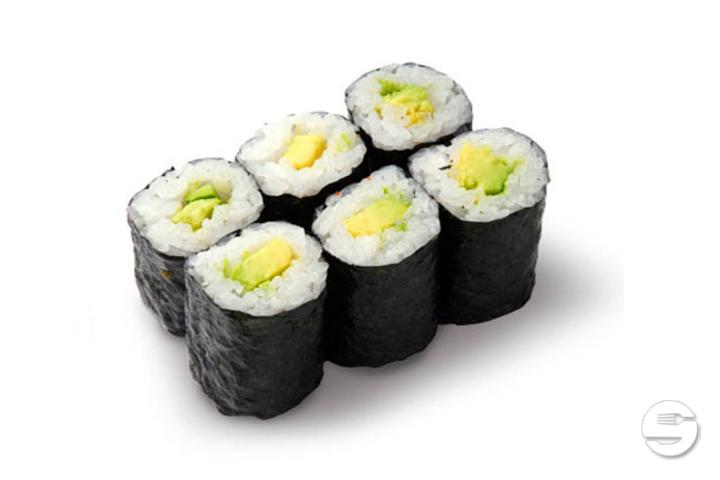 Avocadomaki 6 Pcs. - Barfüsser Sushi Bar