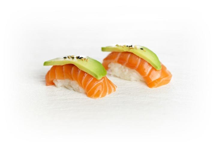 Salmon Avocado Nigiri - Sushitime