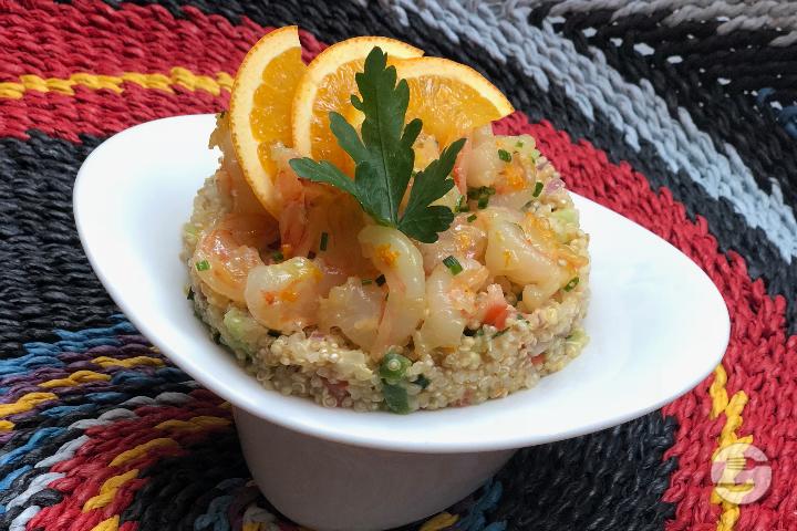 Quinoa aux gambas - Nouri