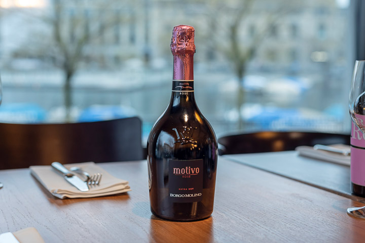 Spumante Rosé Extra Dry – Motivo, Borgo Molino - Pizzeria Ristorante Molino La Praille