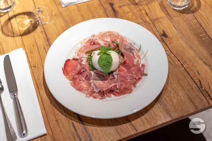 Prosciutto di San Daniele DOP e Burrata - Pizzeria Ristorante Molino Thonex