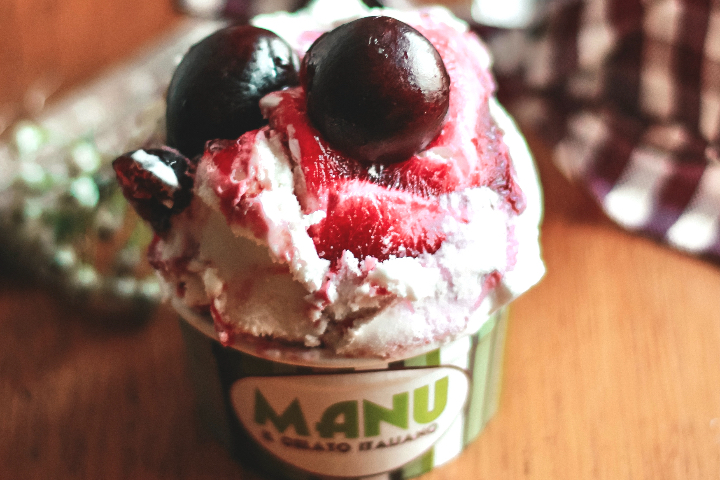 Amarena Ice Cream (Morello cherries) - Manu Gelato
