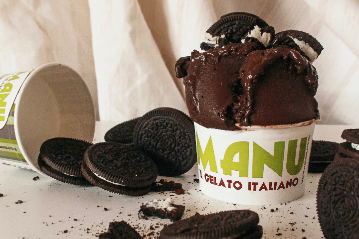 Oreo Ice Crean - Manu Gelato