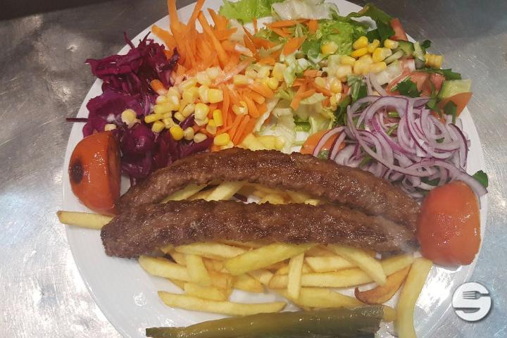 Assiette Brochette Viande Hachée - Le Mondial Kebab