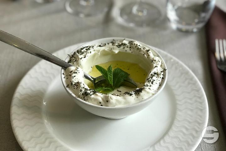 Labneh and dried mint - Yo'Mo Lounge