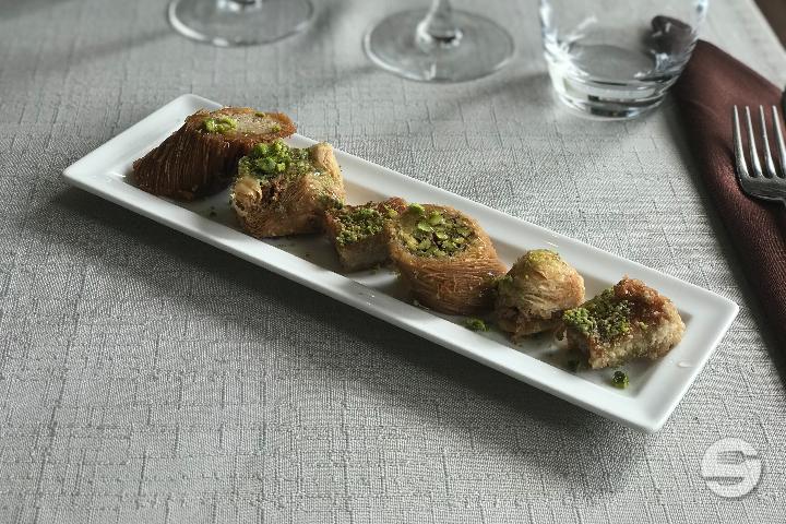 The plate of Baklawas - Yo'Mo Lounge