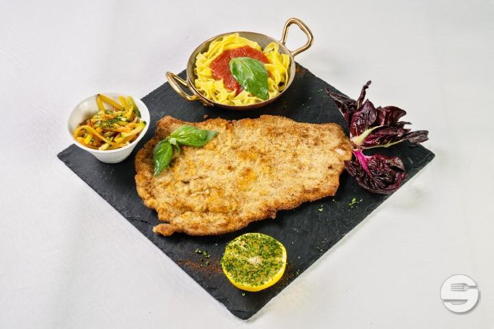 Escalope of veal alla Milanese - Au Jeu de l'Arc