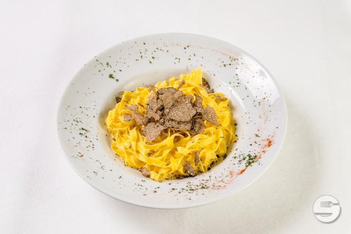 Tagliatelles with Cream Sauce - Au Jeu de l'Arc