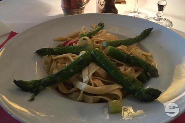 Tagliatelles aux Asperges - Au Jeu de l'Arc