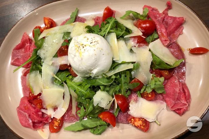 Beef carpaccio alla pugliese - Olea