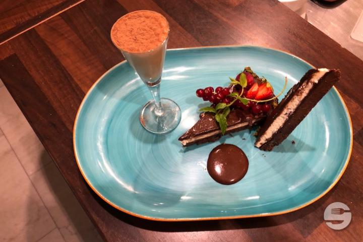 Chocolate Caprese with Homemade Cremino - Olea