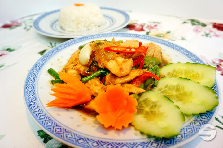 6. Phad Kha Phao Gai - Suwannaphum