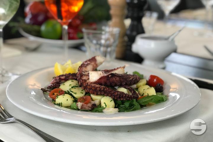 Octopus salad - Le Lacustre