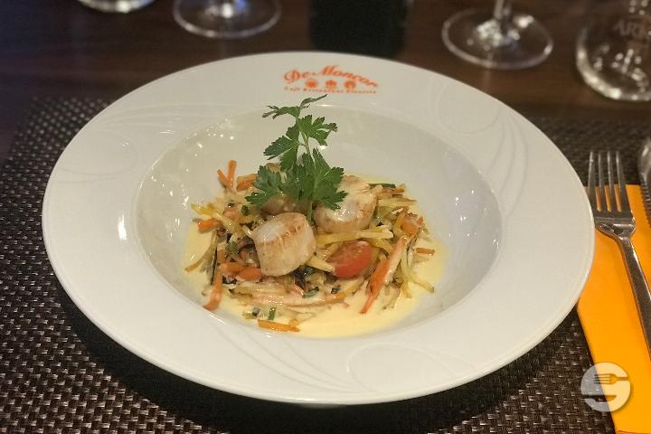 Noix de saint jacques poêlées - Restaurant De Moncor