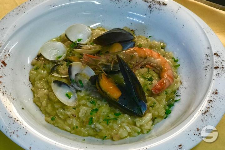 Risotto aux fruits de mer - La Claie aux Moines