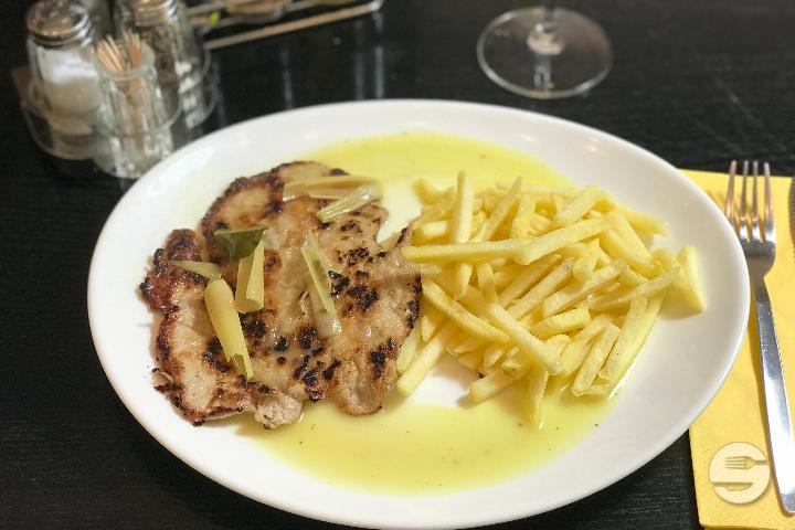 Veal Escalope with Lemongrass - Restaurant Luna