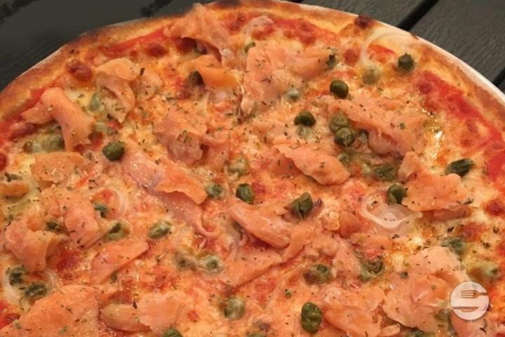 Pizza Salmone - Restaurant Luna