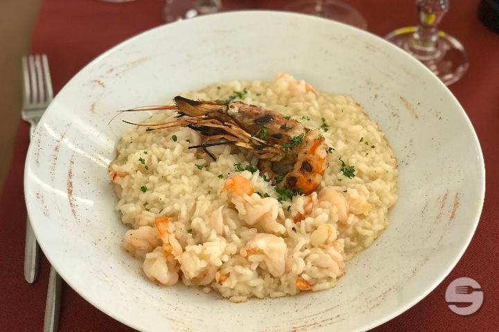 Risotto al Limone e Gamberi - Al Quadrato