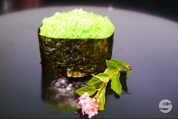 283 - Tobiko with wasabi - Restaurant Ji Xiang