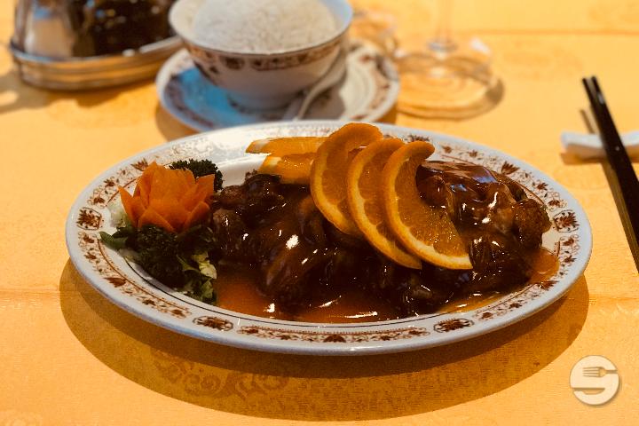 86 - Duck with orange sauce - Restaurant Ji Xiang