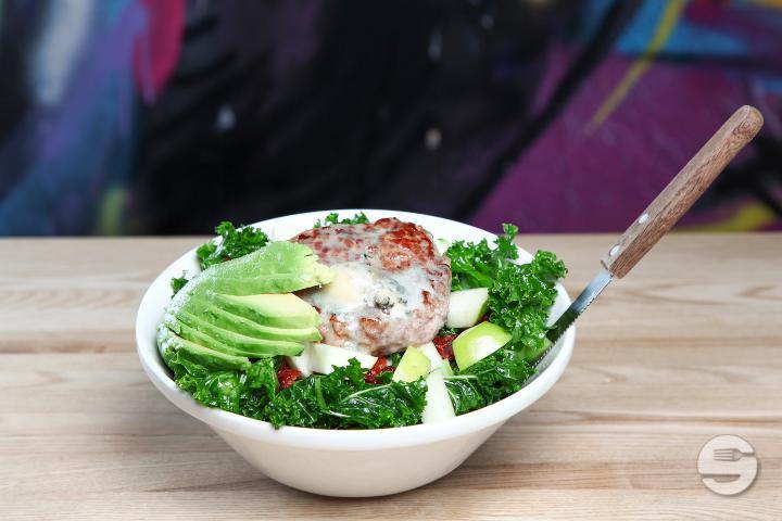 Turkey Burger Salad - Black Tap - Craft Burgers & Beer