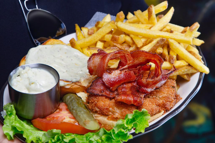 The Crabcake BLT - Black Tap - Craft Burgers & Beer