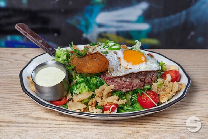 Swiss Burger Salad - Black Tap - Craft Burgers & Beer