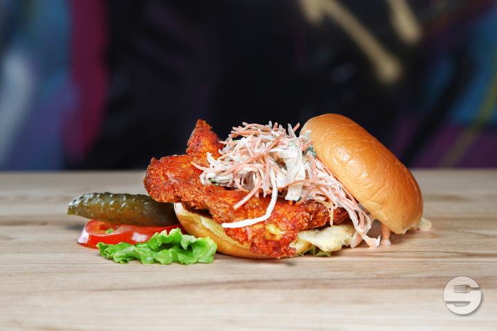 Crispy Chicken Burger - Black Tap - Craft Burgers & Beer